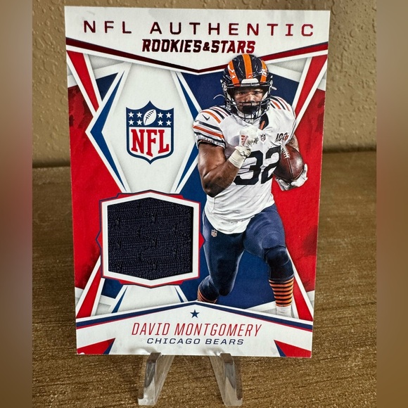 2020 Panini Rookies & Stars - NFL Authentic Relics David Montgomery #NA-DM (MEM) - Picture 1 of 3